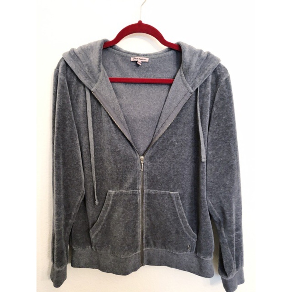 Classic Juicy Couture Velvet Jacket / Hoody Sz M